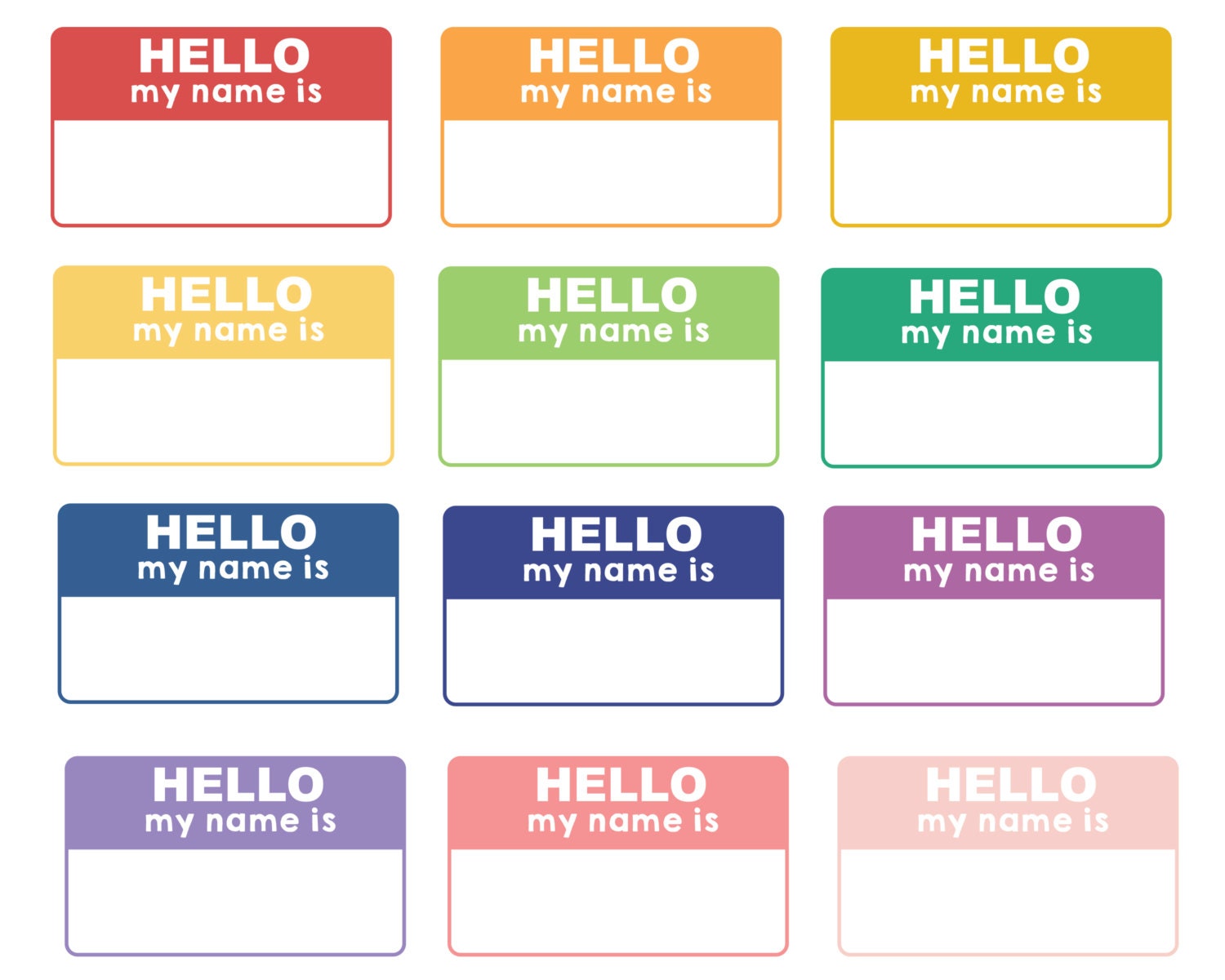 Clipart Sale 60 Off Digital Hello Name s Digital Design Etsy