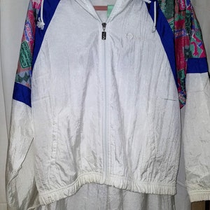 Vintage 90s Sergio Tacchini Jogging Suit Windbreaker Jacket & Pants Nylon Tracksuit Womens  Size 10  Free Shipping