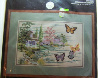 Summer Montage by Janlynn Counted Cross Stitch Kit Designer Janet