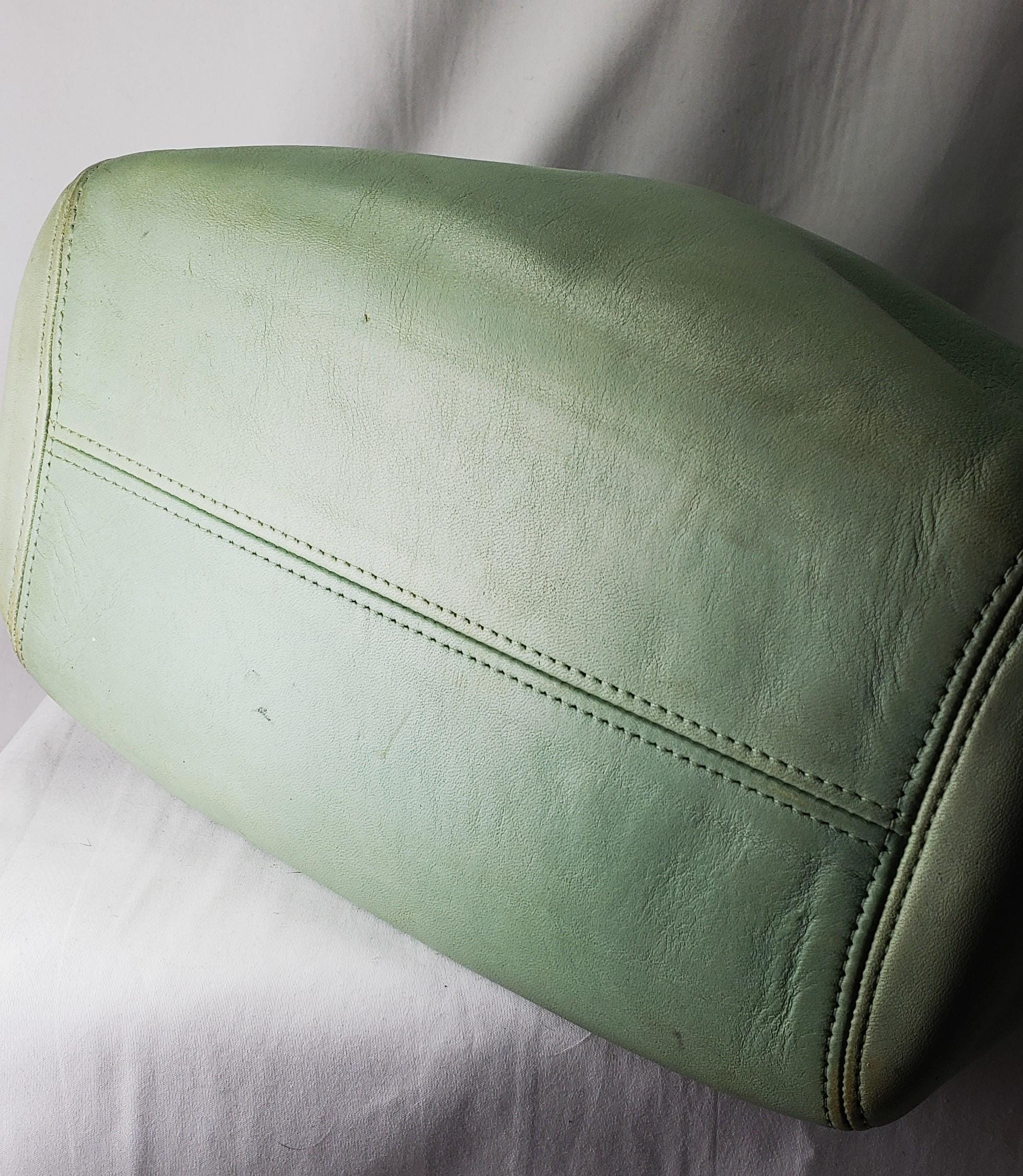 Vintage Coach Light Green Leather #4157 Handbag Double