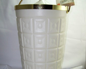 Lustro Ware Ice Bucket Wine Chiller, Mid-Century Modern, New Old Stock