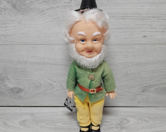 Vintage Irish Shannon Industries Souvenir Plastic Doll Leprechaun Man Ireland