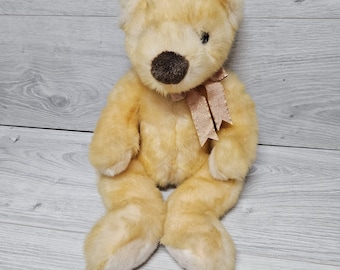 TY Classics Teddy Bear 1999 ButterBeary Large 14" Plush Butter Beary Vintage No Ear Tag