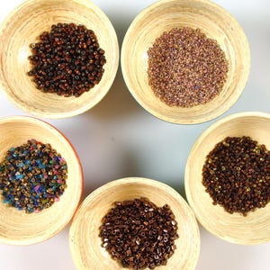 Calling all METALLIC lovers... 100g seed beads Gift assortment