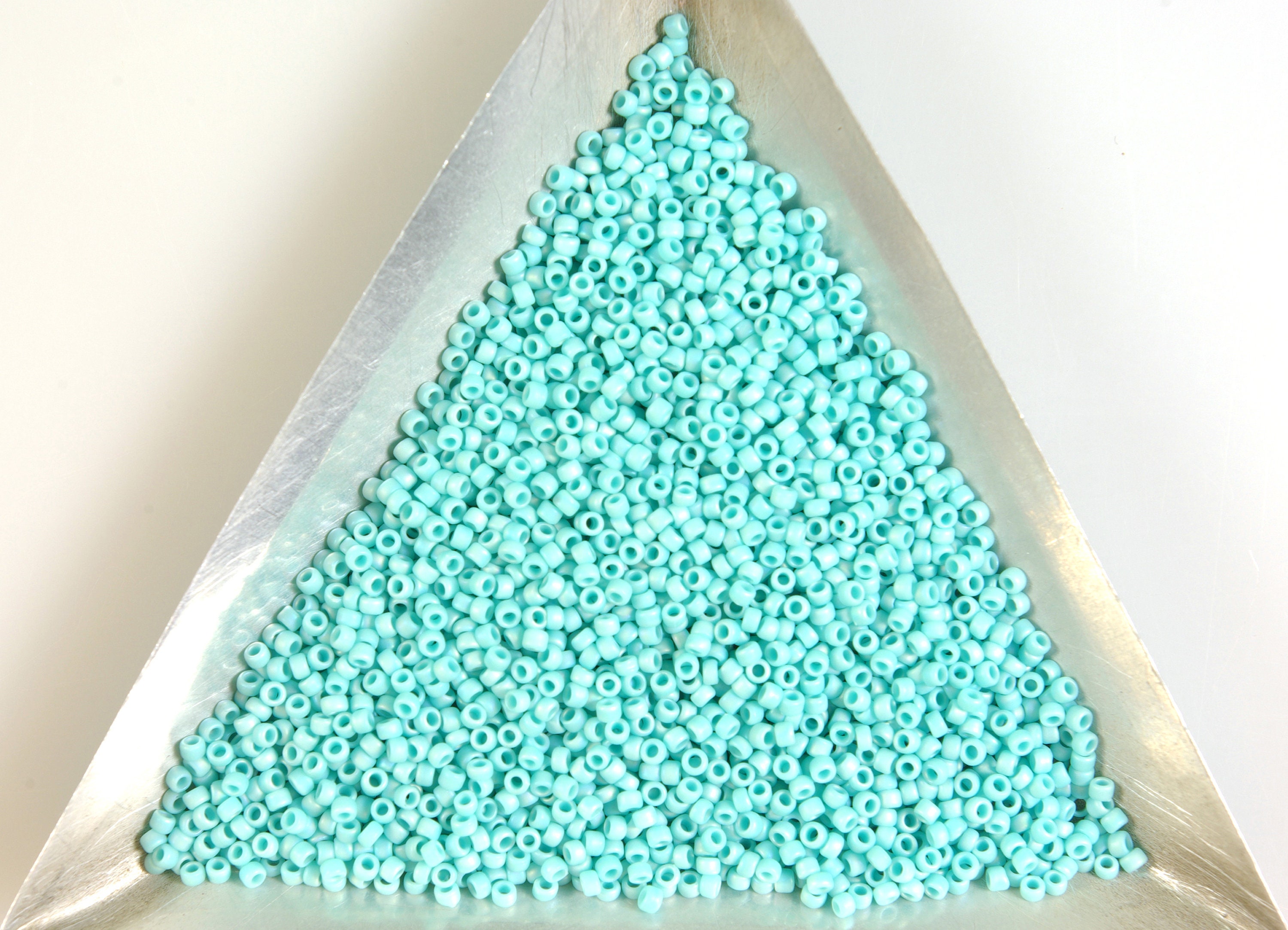 Size 15/0 Toho Color #F430R Matte Sky Blue Turquoise Japanese