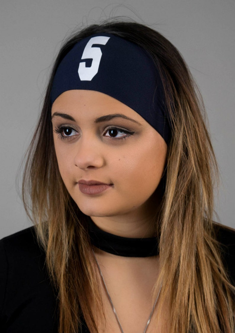 Custom Printed Number Headbands Team Number Headbands Etsy