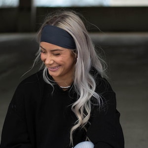 Antimicrobial Yoga Headband: No Slip Workout, Running Headband