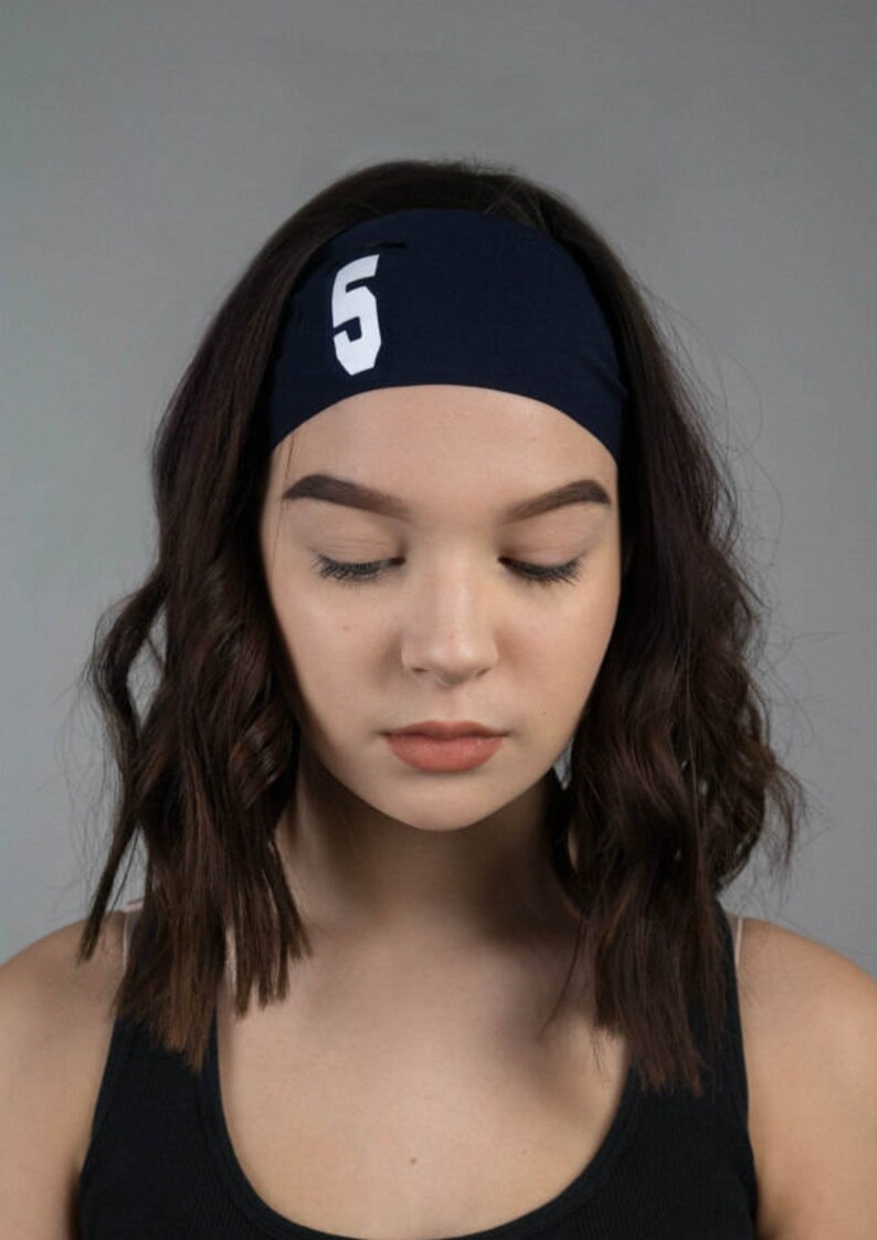 Custom Printed Number Headbands Team Number Headbands Etsy