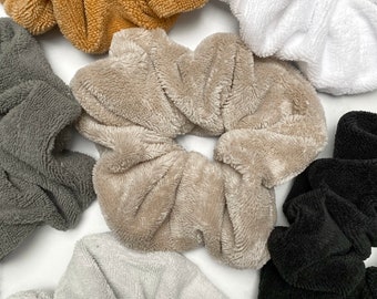 Scrunchie for Towel Drying Hair - Micro-Sponge Towel