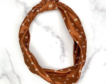 Upcycled Brown LV Top Knot Headband – MandaBees Headbands