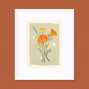 California Poppies Mini Print