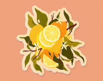 Lemons Waterproof Vinyl Sticker