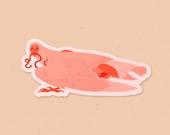 Monster Mashtober Hungry Harpy 3.5" Waterproof Vinyl Sticker
