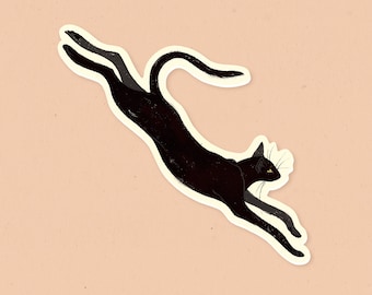 4.5" Jumping Seti Waterproof Vinyl Sticker