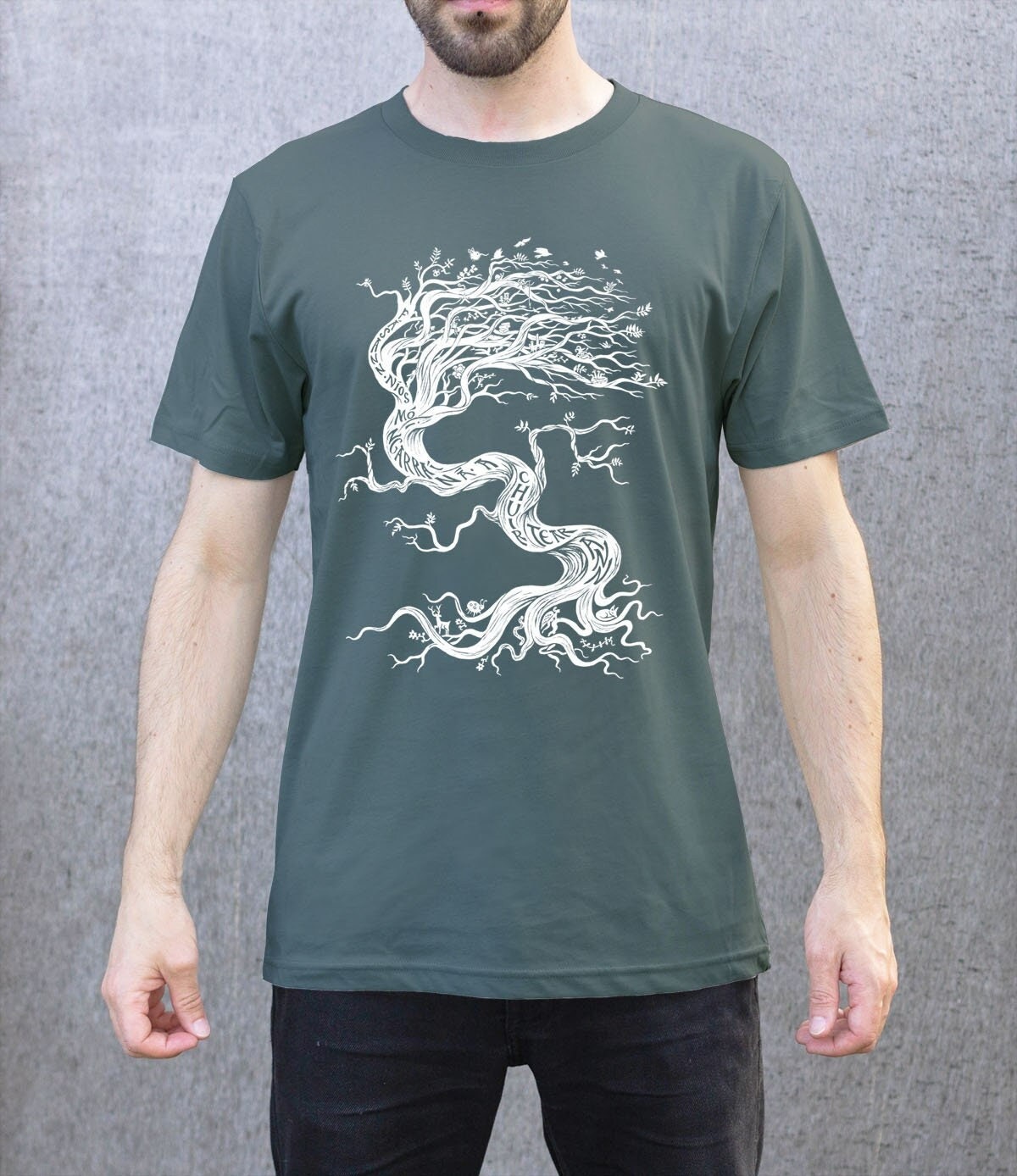 Knowledge Roll Sleeve T-shirt 