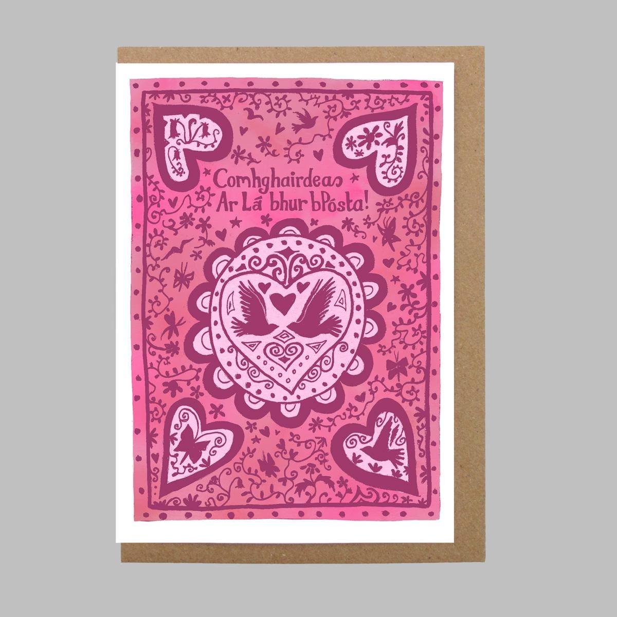 Comhghairdeas Ar Lá Bhur Bpósta - Irish Wedding Congratulations as Gaeilge  - Etsy, image size:1200x1200