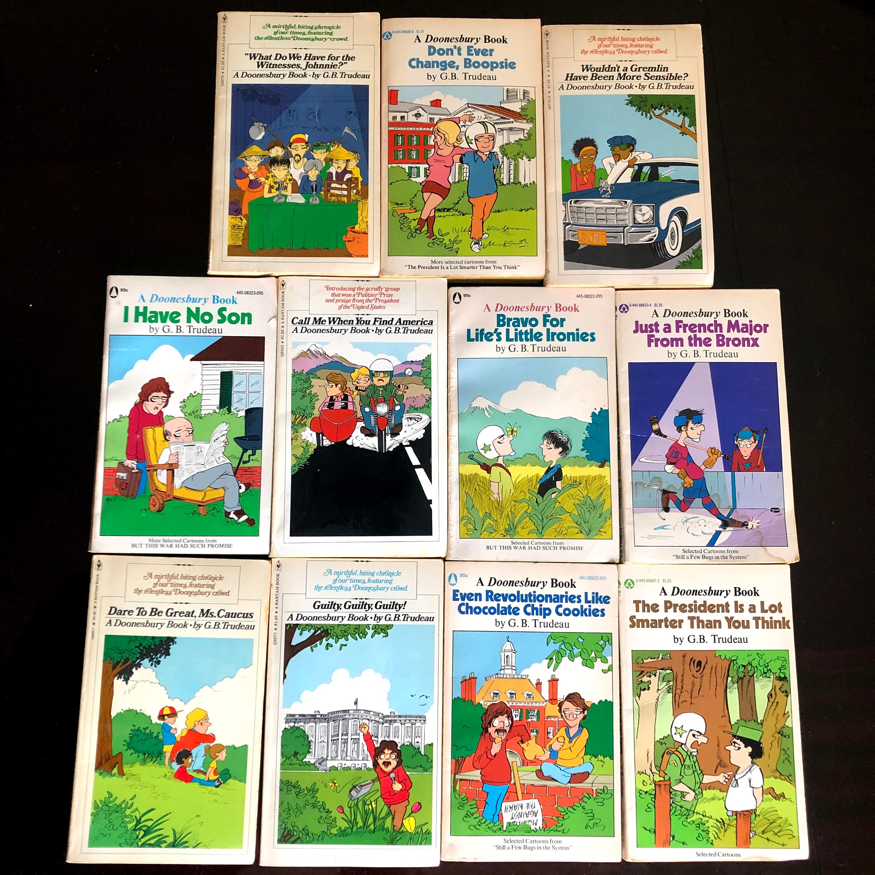 Doonesbury Books Vintage 1970's Lot of 11 Paperback Etsy