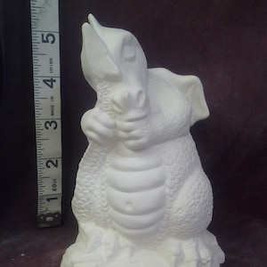 Baby Dragon 6&quot; Ceramic Bisque, Ready To Paint
