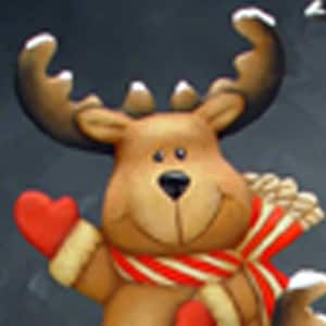 Comet Reindeer 7&quot; Ceramic Bisque, Ready to Paint