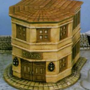 Village Tavern House 6&quot; x 5&quot; ceramic bisque ready to paint