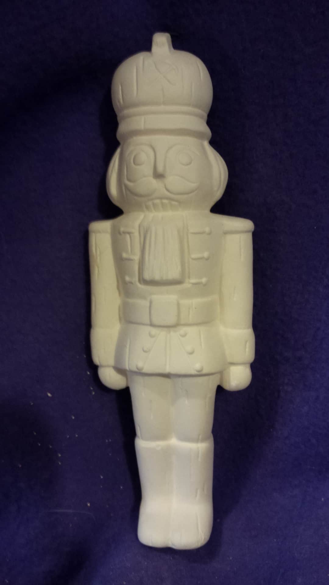 Nutcracker 6 2 Ornament Ready to Paint Ceramic Bisque Etsy