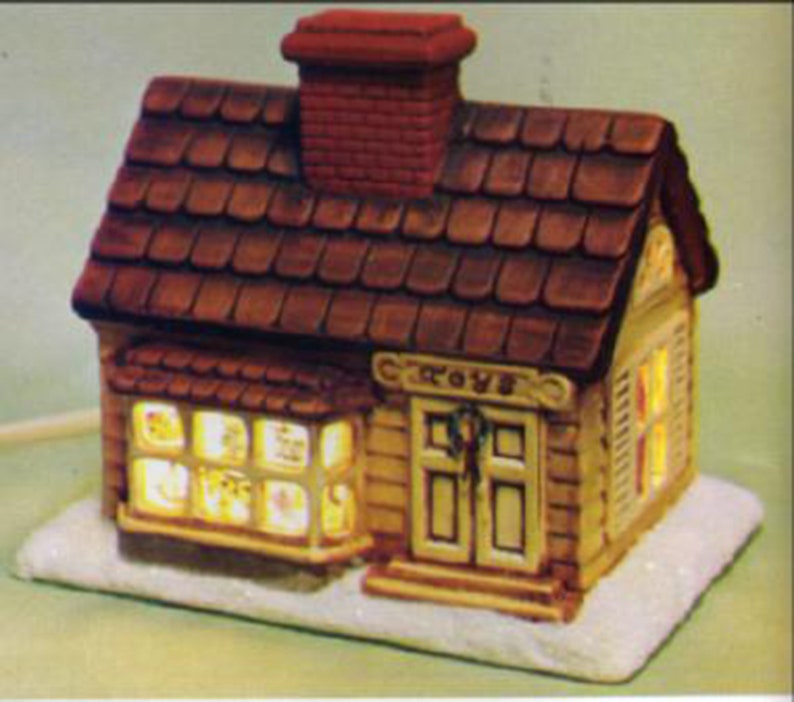 Village Shoppe House 5 X 6 Ceramic Bisque Ready to Etsy