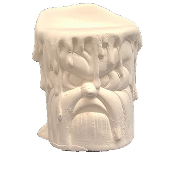 Little Dripper Candle 6" Ceramic Bisque, Ready to Paint