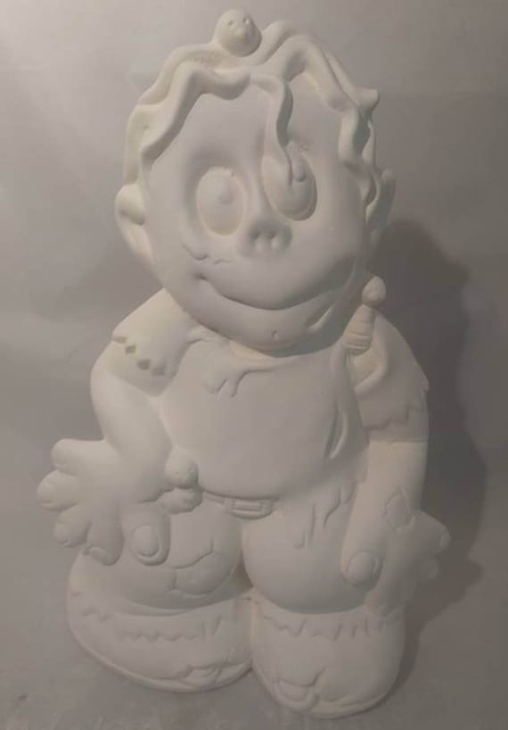 Mummy Jr 10 Ceramic Bisque Ready to Paint 