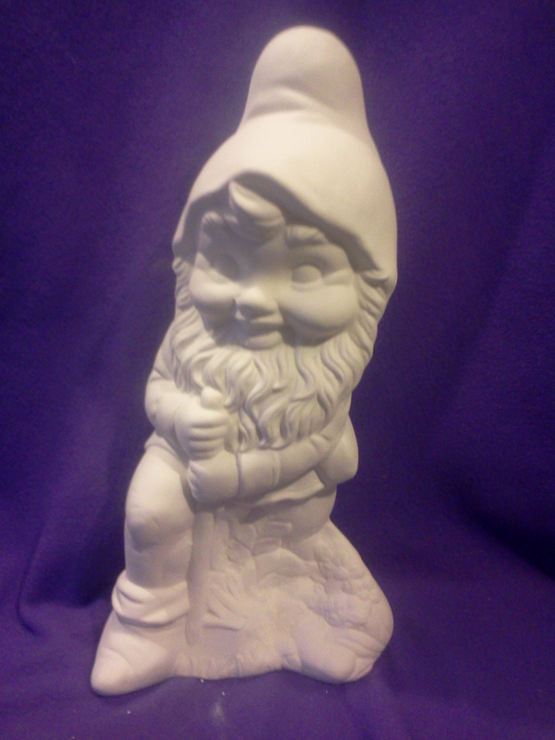 MOULE VINTAGE 1975 ALBERTA A40 GNOME POSE CÉRAMIQUE COULÉE