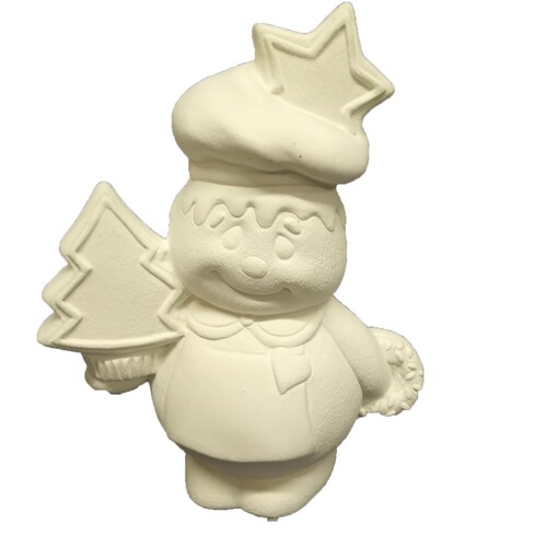 Nutmeg the Gingerbread Man Ceramic Bisque Ready to Paint Etsy