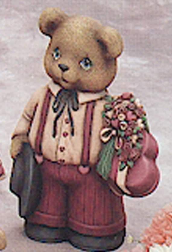 Ready to Paint St Patricks Boy Bear 10 Ceramic Bisque