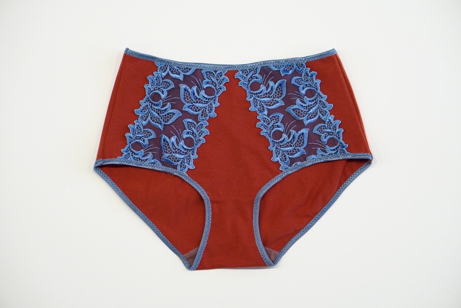 Thong Undies in Rust by Lotus Tribe Clothing. Women's G String