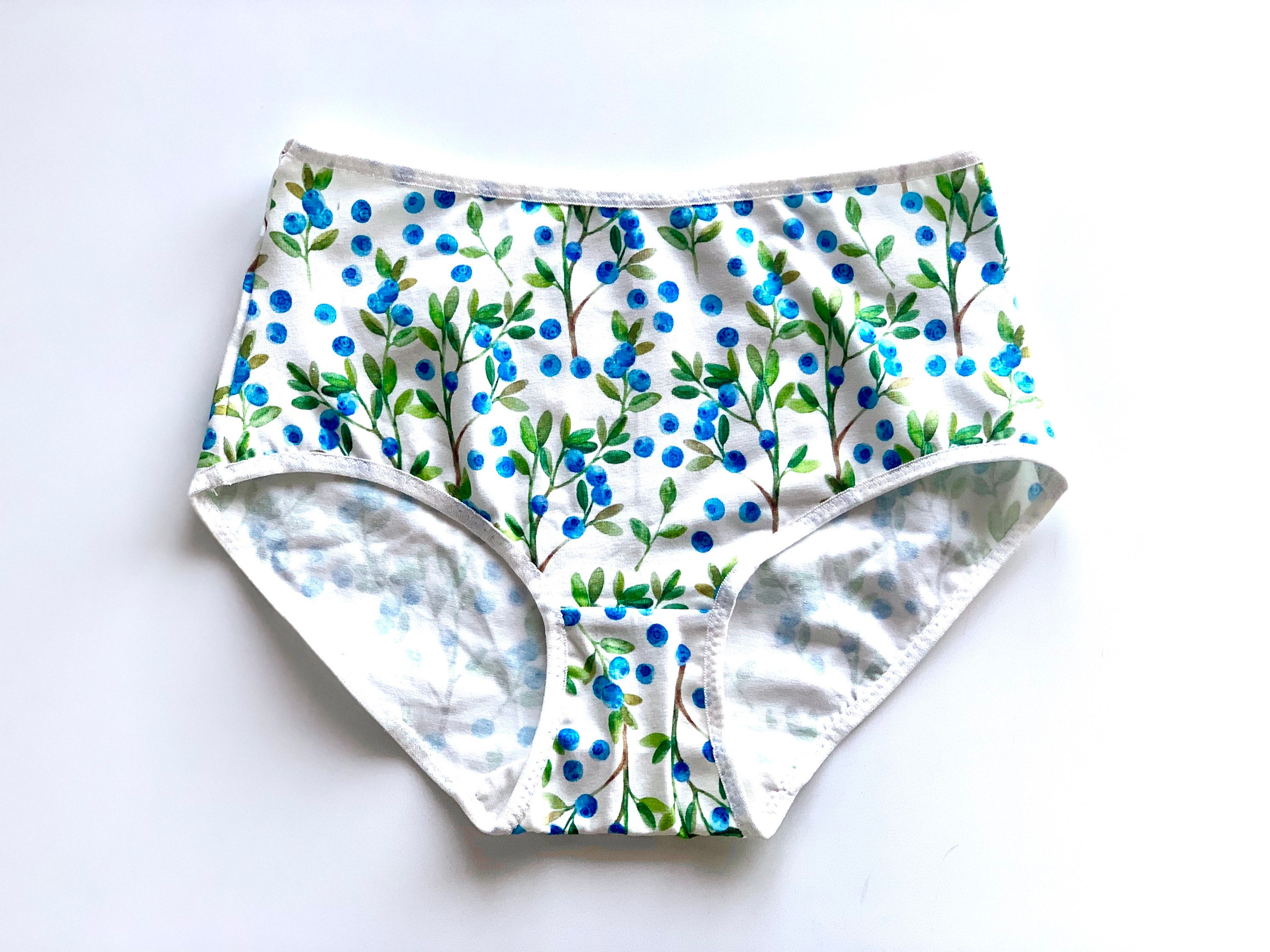 Panties With Blueberry. Very Comfortable and Beautiful Panties for Women.  All Sizes. Free Shipping. -  Ireland