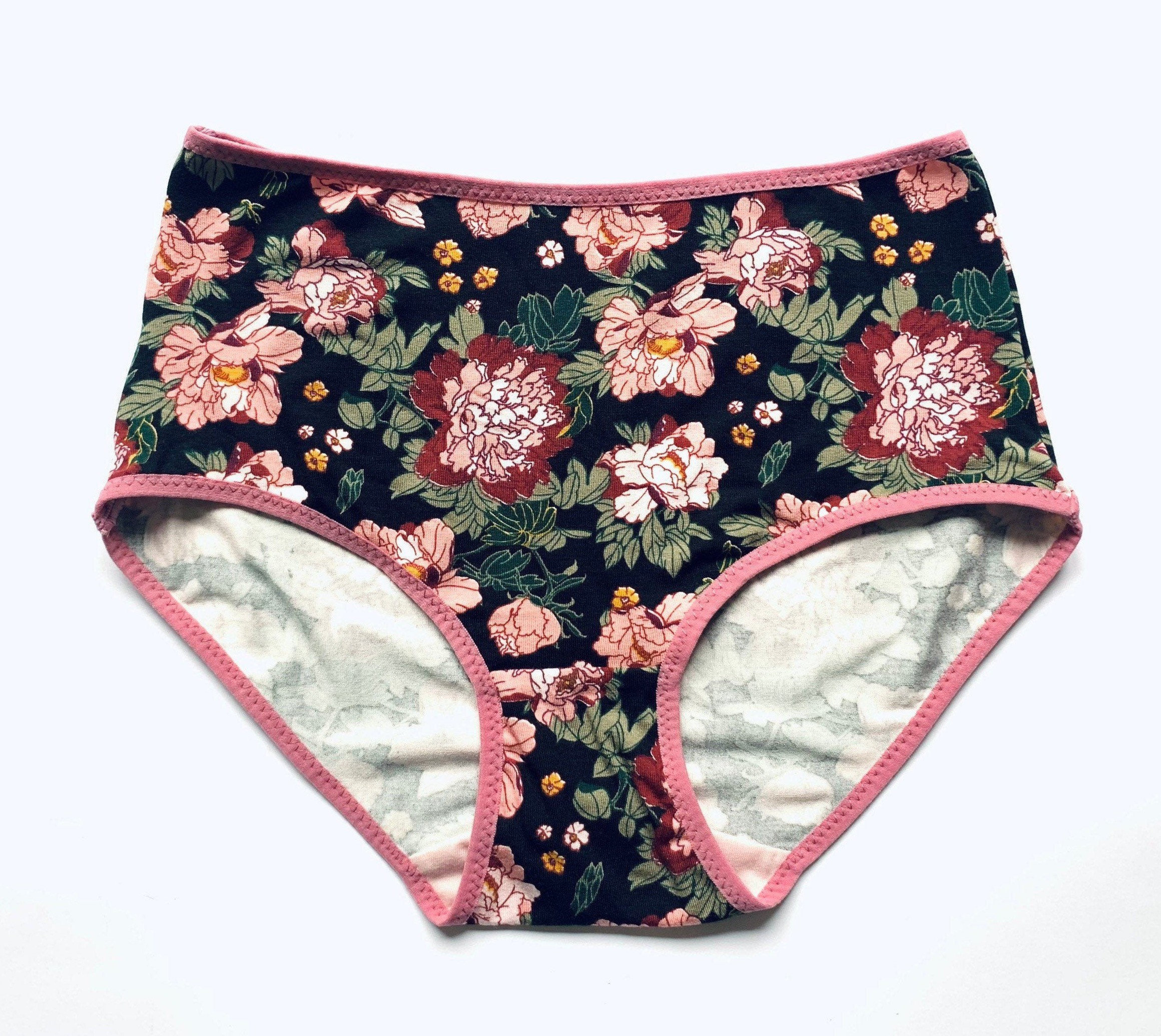 Rose Print Panties 