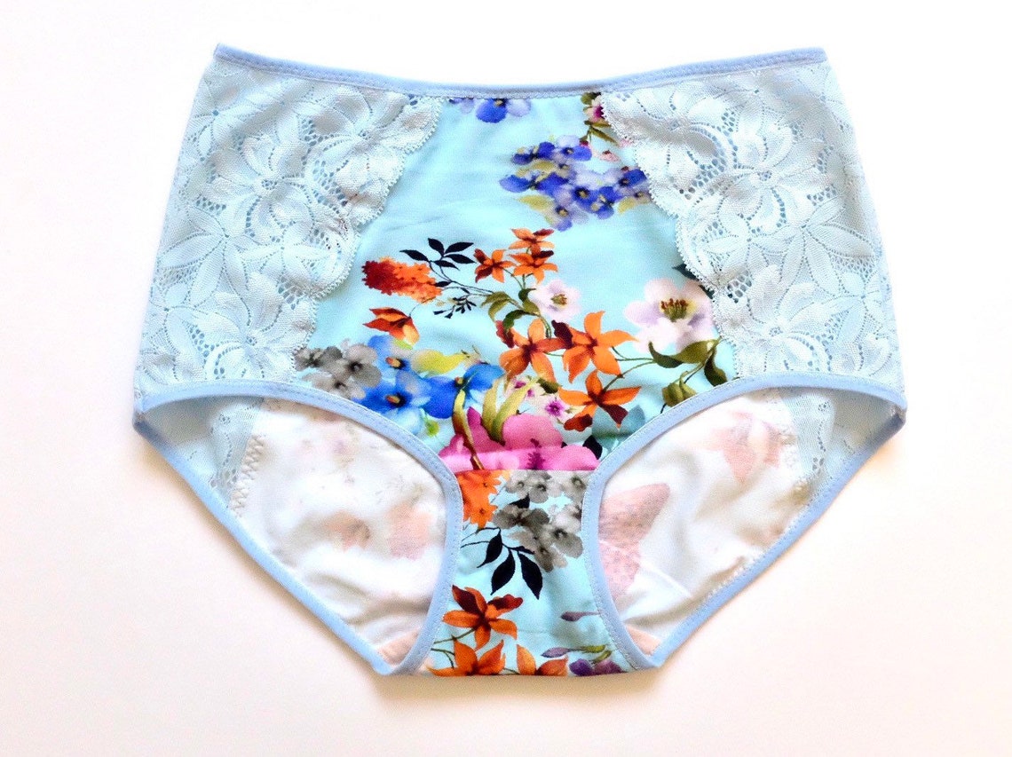 Panties With Flowers and Butterflies. Very Comfortable and Etsy