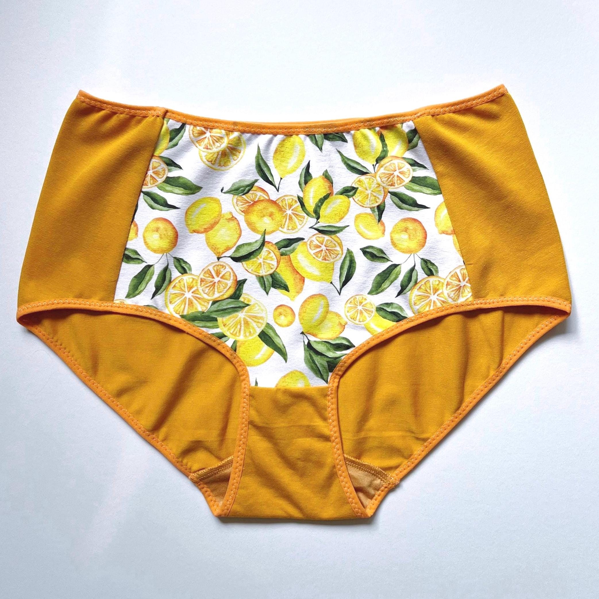 Culotte Dentelle For Love & Lemons Taille S - Jaune Néon - Taille Haute - Neuf Avec étiquettes