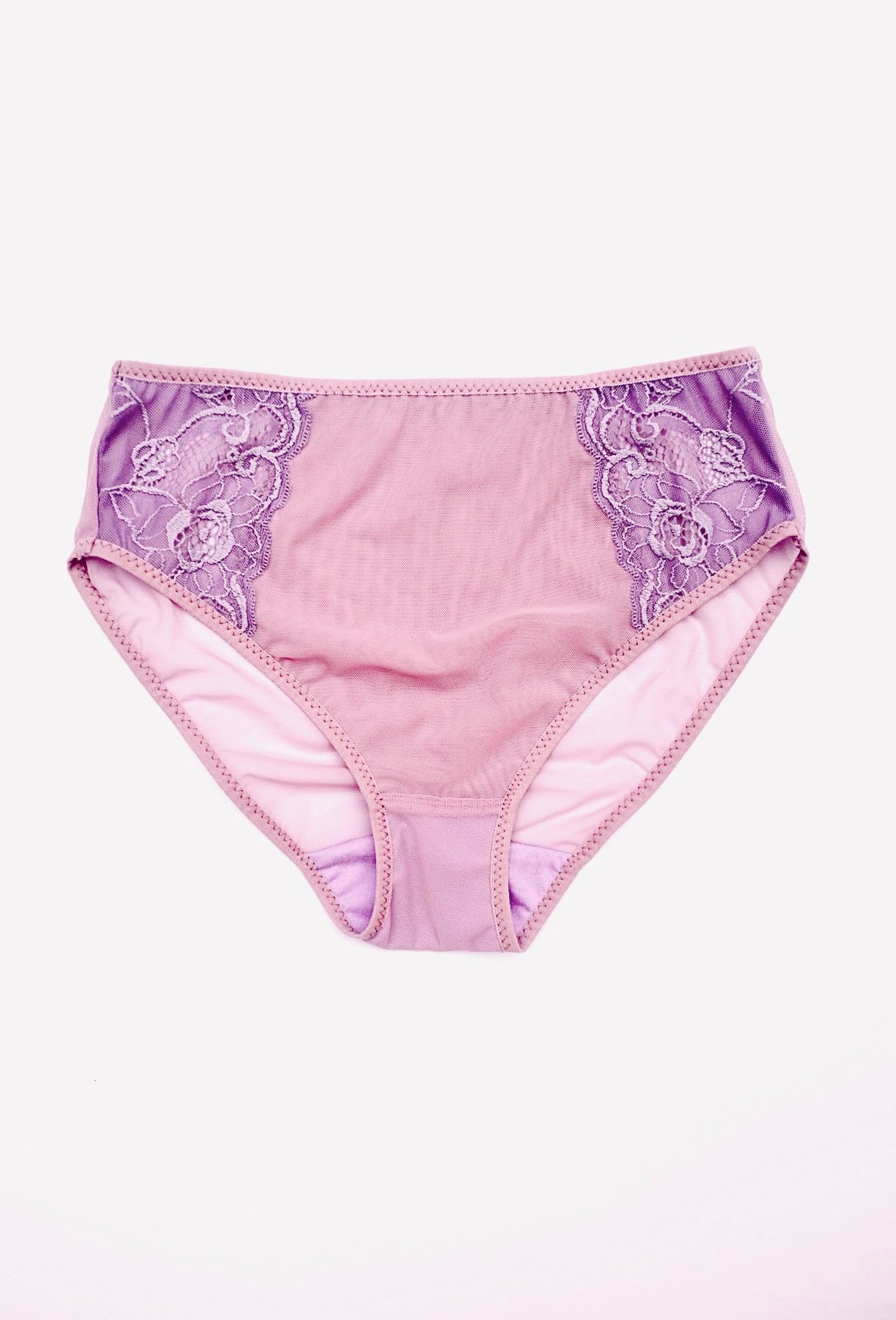 High Cut Panties in Lilac Sheer Mesh. Womens Lingerie. - Etsy Canada
