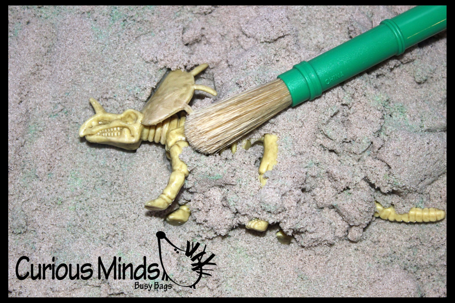 Dinosaur Dig Excavation Sensory Bin Toy - Dino Skeleton, Fossil Game - Etsy