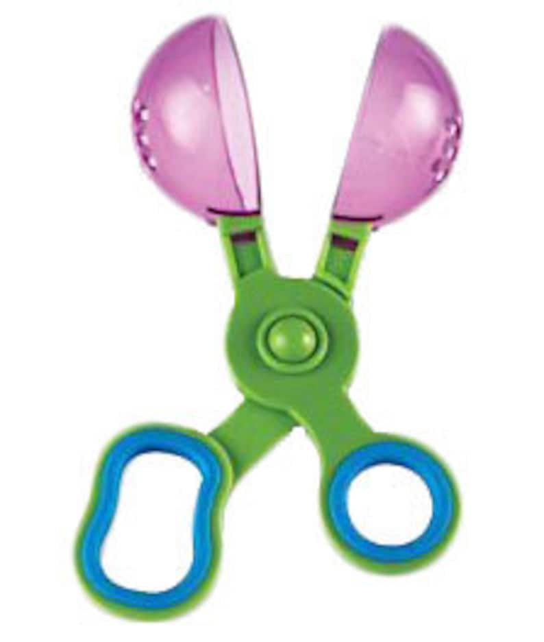 Scoop tongs for adding fine motor practice to busy bags and Etsy