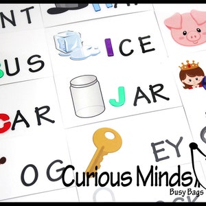 Preschool Busy Bag - Missing Letters - Busy Bag - Quiet Activity