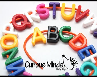 Alphabet lacing on sale beads
