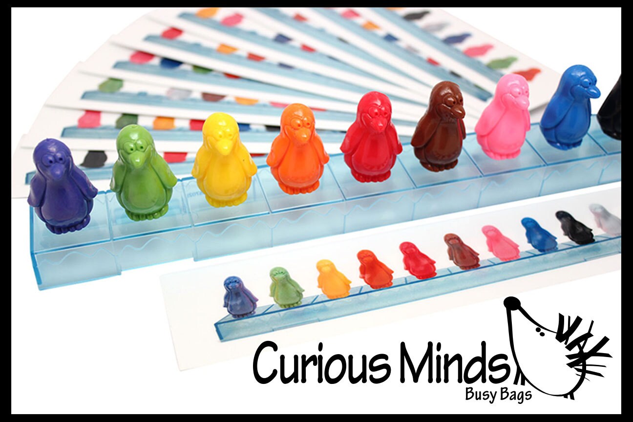 Curious Minds Busy Bags Halloween Bulk 24 Candy Corn Party Favor Squ
