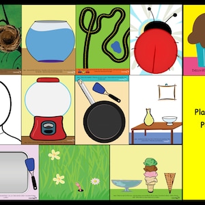 PDF - you print - Play-doh activity pages. Busy Bag