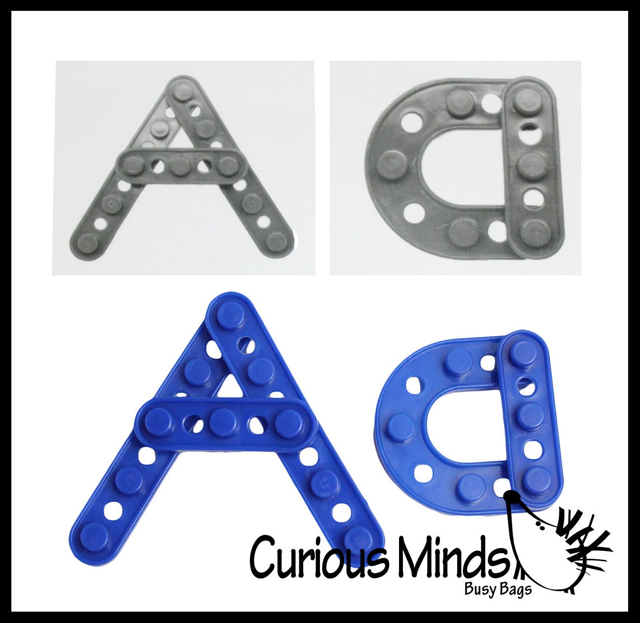 PDF FILE - You Print - Build a Letter AND Numbers Busy Bag - Alphabet ...