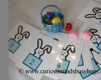 Easter Basket Filler drukke tas - Pasen nummer activiteit - manden te vullen