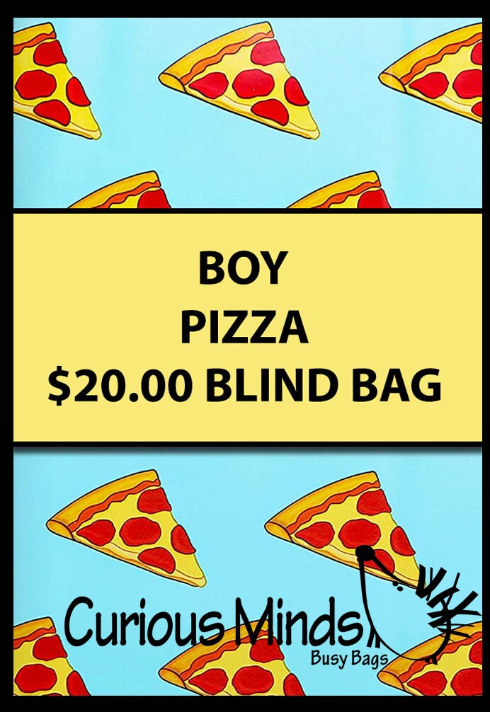 20.00 BOY THEMED (Multiple Styles) - Fidget Blind Bag Mystery Bag - Assorted Random Popular Fidgets - Kids Gift Fun Sensory Toys ADHD Autism