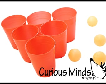 Fun Cups and Ball Game - Bounce Target Shooting Game and Fine Motor Game