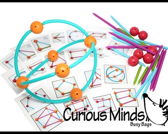 Building Geometric Shapes - Construction Set