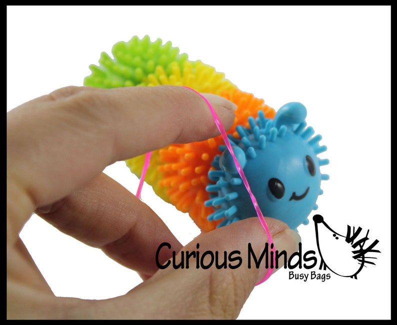 Rubber Band Wrap Caterpillar Activity fine motor busy bags OT Etsy