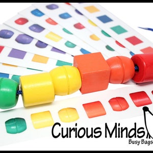 CARDS ONLY - Pattern Cards for Large Chunky Beads - Perfect for Fine ...